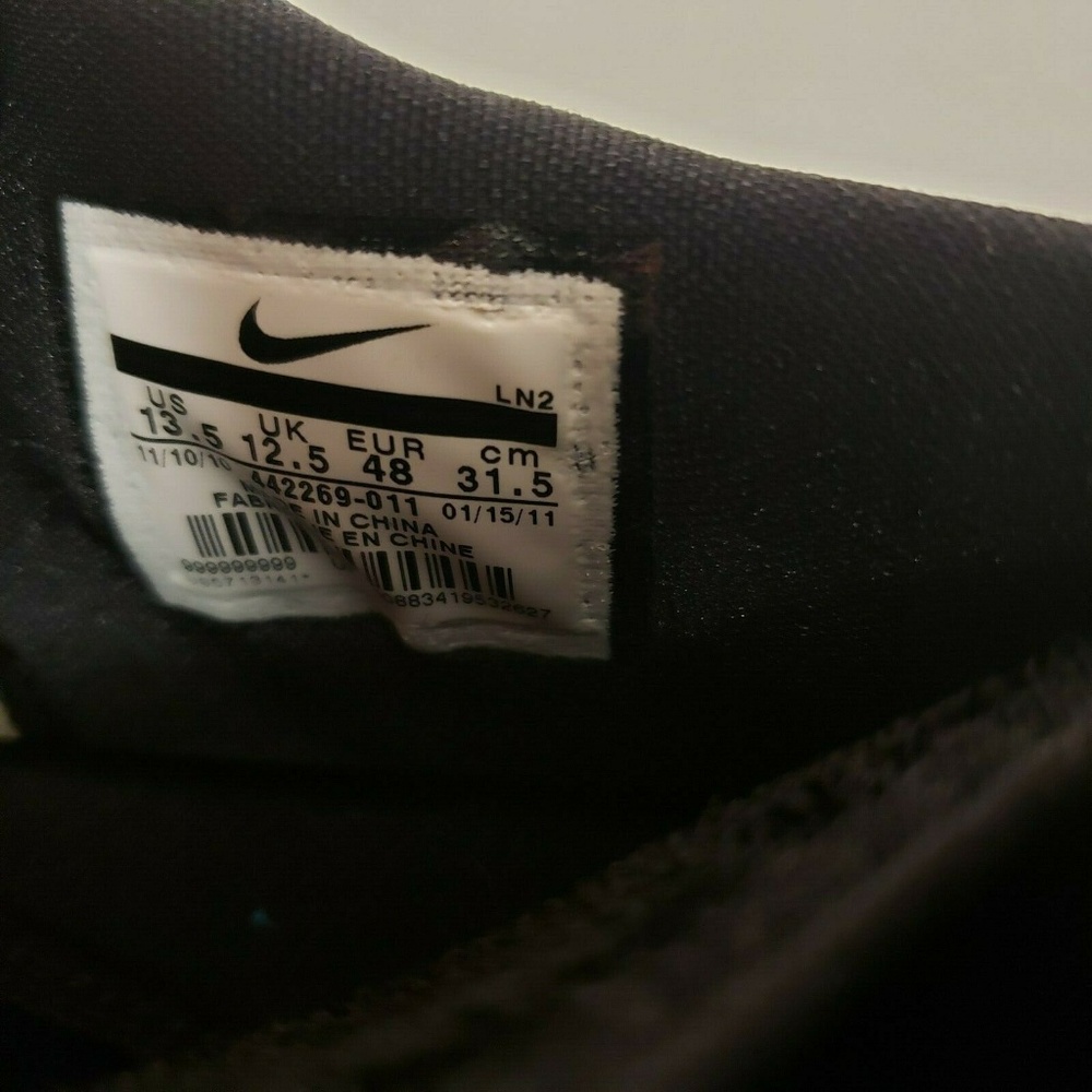 +Nike Air Zoom Super Bad 3 TD Men Football Cleats Black White NWOB Various Sizes - Picture 6 of 7